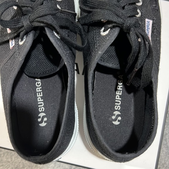 Superga Cotu Black Canvas Sneakers - Picture 5 of 6